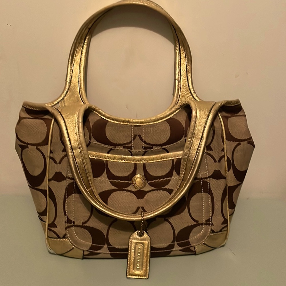 Coach Signature C Fabric Ergo Tote